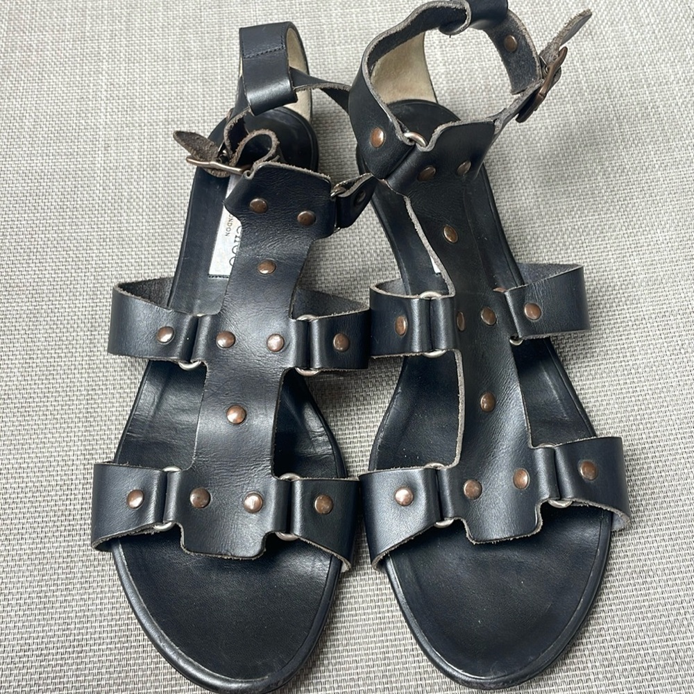 Jimmy Choo Vintage Black Gladiator Sandals